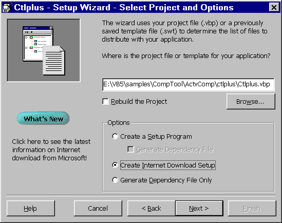 ͼ3 ʹApplication Setup WizardװActiveXؼ